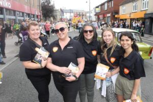 Pride of Andover Awards team at the Andover Carnival 2023